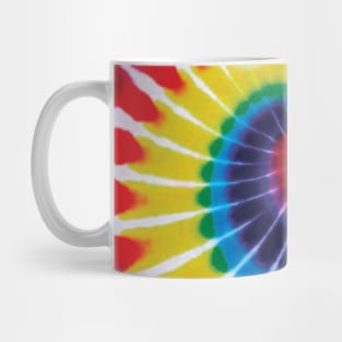 Spiral Rainbow Tie Dye Mug